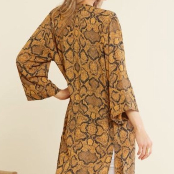 Allison Joy Other - * | Allison Joy | snake print kimono. Size XS/S.